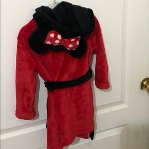 Girls Minnie Mouse robe